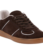 Women's Milan Burgundy Lace Up Sneaker