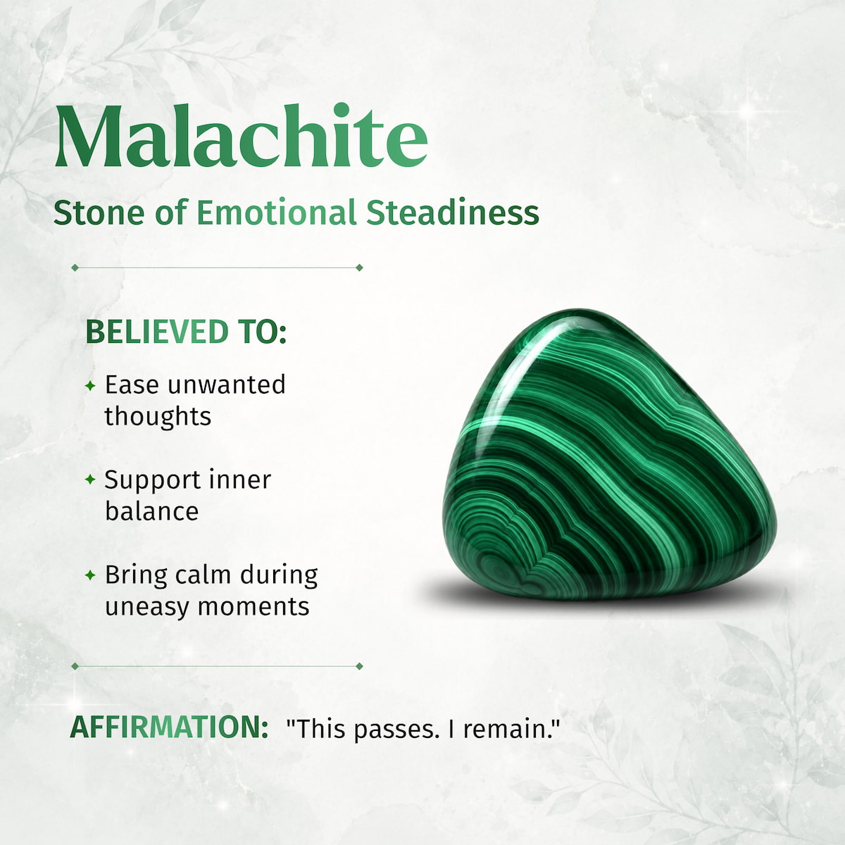The Malachite Anxiety Bracelet