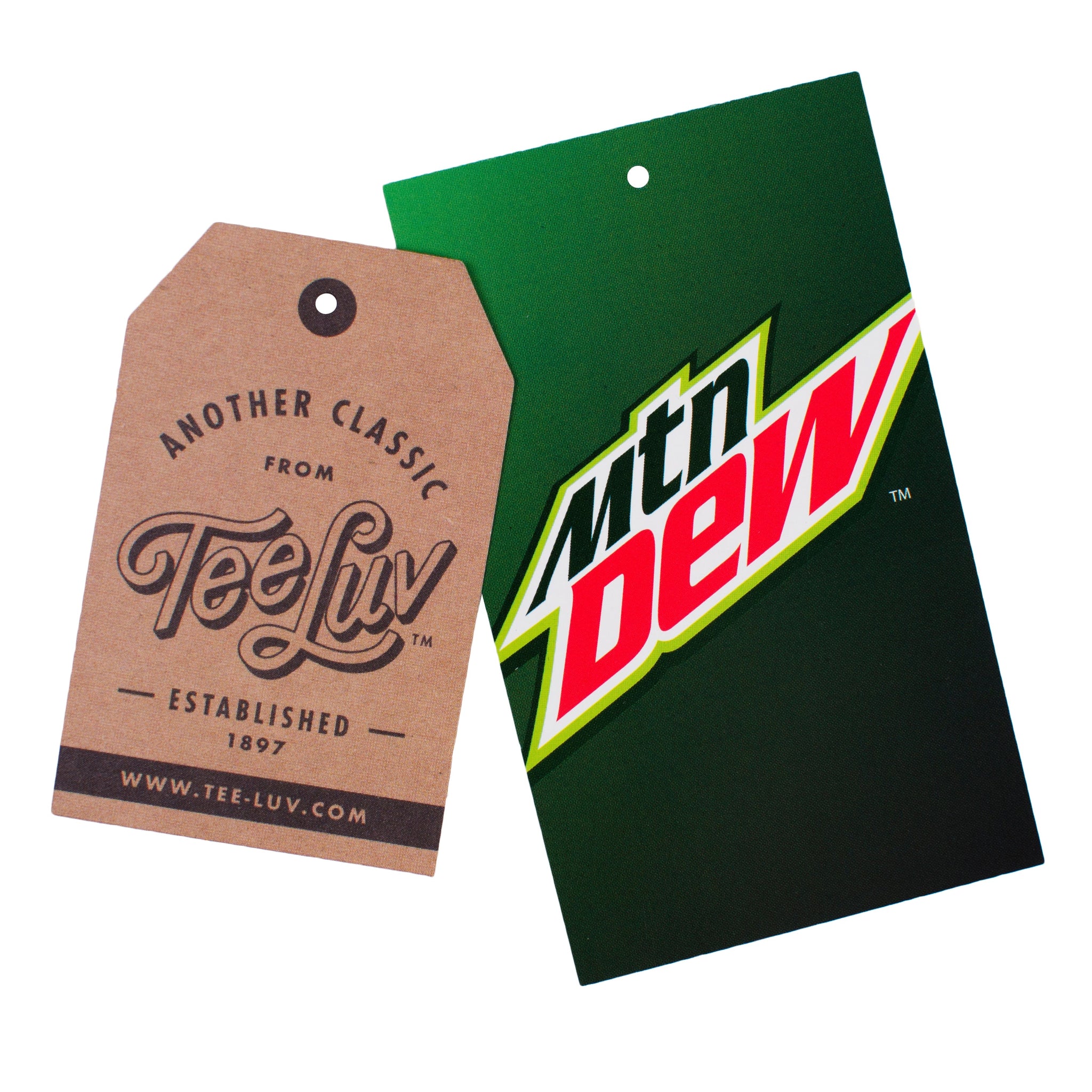 Mountain Dew Logo Tie Dye T-Shirt - Spider Kelly mens tee Tee Luv