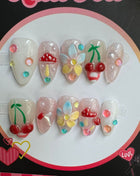 Hot-selling Ou Berry Fruit Series Carved Hand-painted High-end Handcrafted Patch