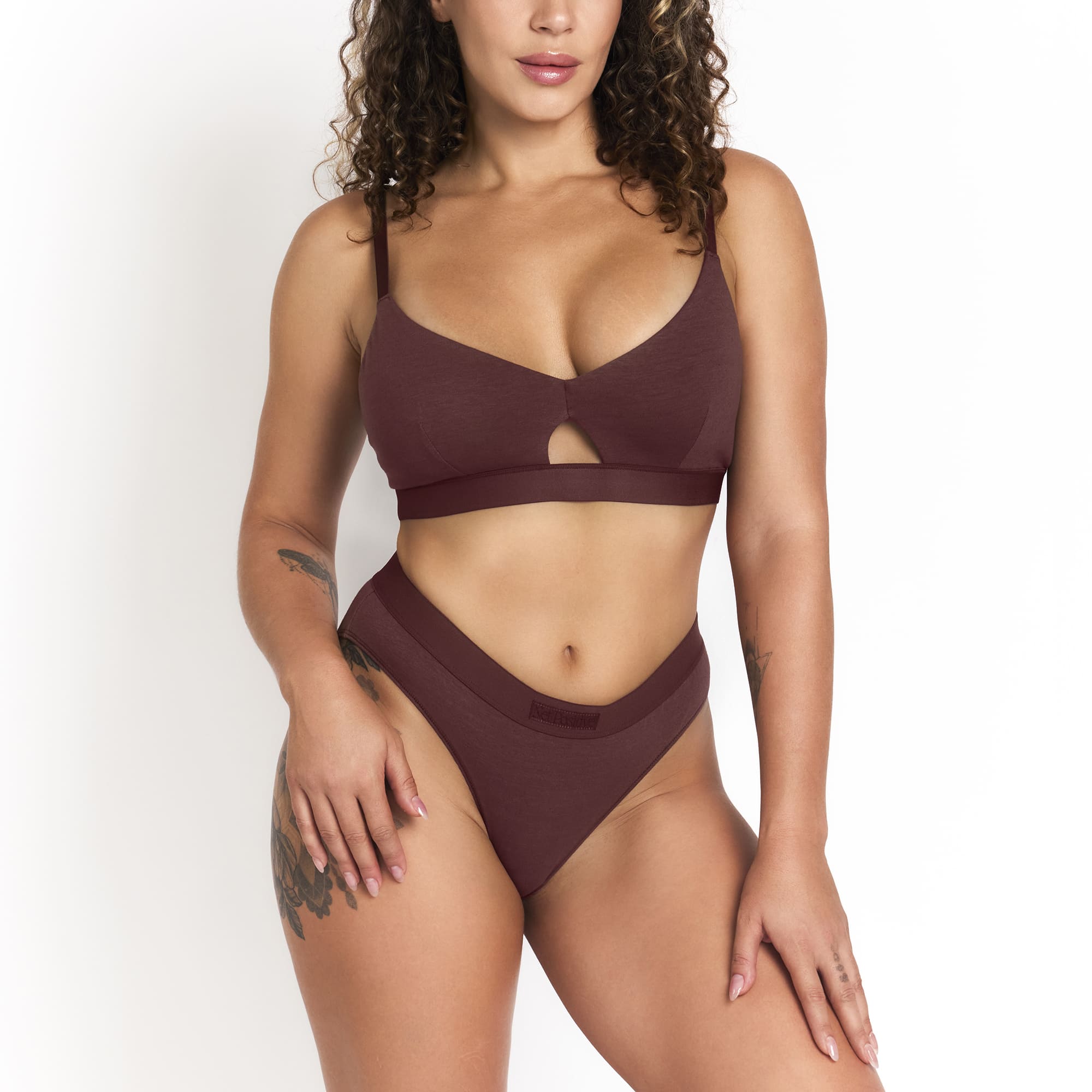 Keyhole Bra, in Sour Cherry