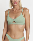 Keyhole Bra, in Matcha