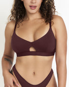 Keyhole Bra, in Sour Cherry