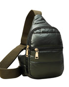 Solid Puffer Mini Sling Bag