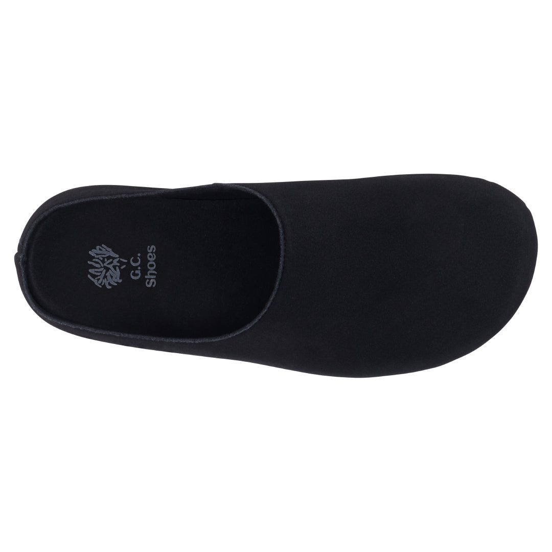 The Pax Mule, in Black Flat Sandals GC Shoes