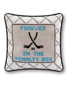 Penalty Box Needlepoint Pillow