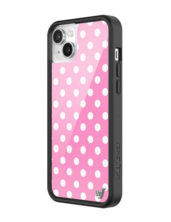 Polka Dot | Pink and White iPhone Case iPhone Case Wildflower Cases