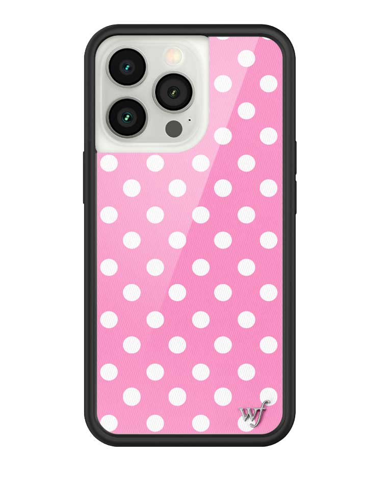 Polka Dot | Pink and White iPhone Case iPhone 13 Pro iPhone Case Wildflower Cases