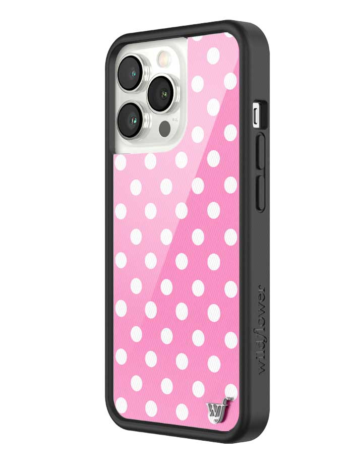 Polka Dot | Pink and White iPhone Case iPhone Case Wildflower Cases