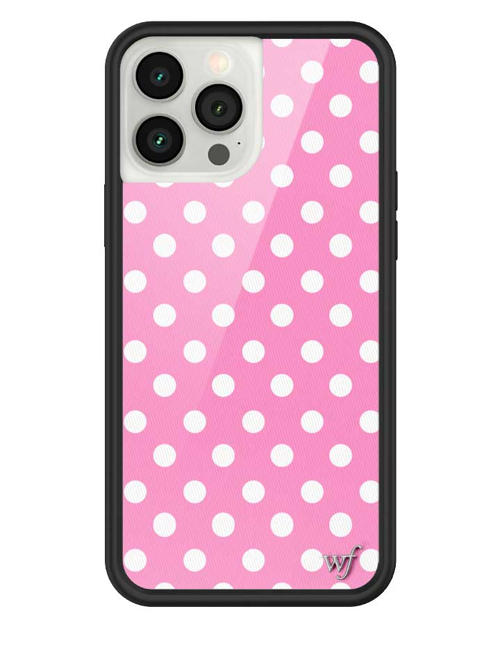 Polka Dot | Pink and White iPhone Case iPhone 13 Pro Max iPhone Case Wildflower Cases