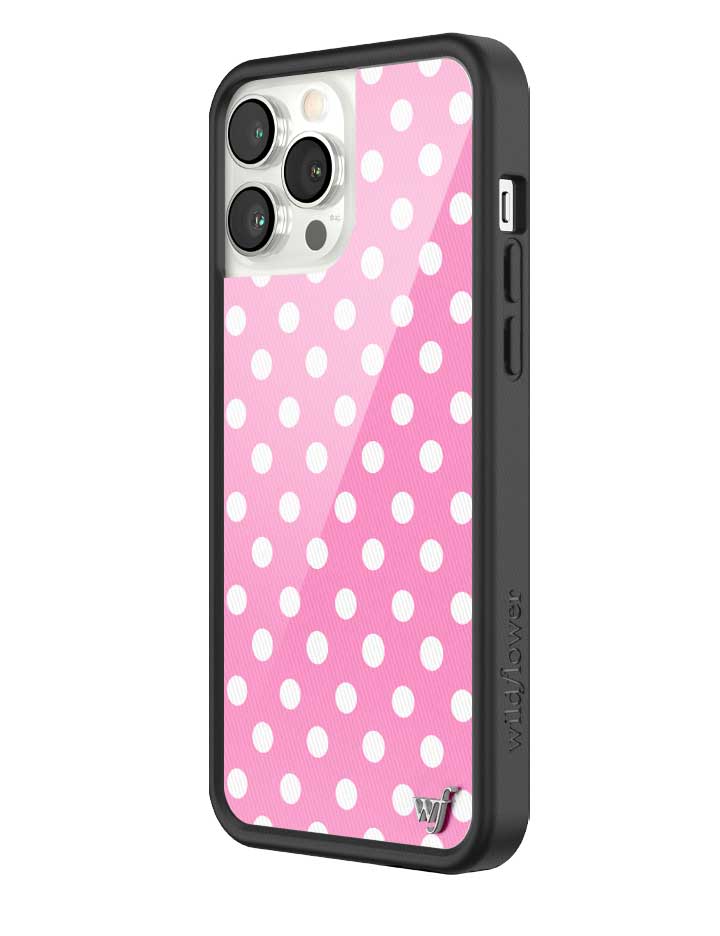 Polka Dot | Pink and White iPhone Case iPhone Case Wildflower Cases