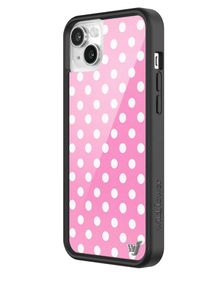 Polka Dot | Pink and White iPhone Case iPhone Case Wildflower Cases