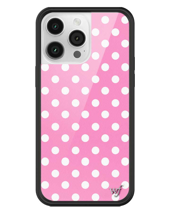 Polka Dot | Pink and White iPhone Case iPhone 14 Pro Max iPhone Case Wildflower Cases