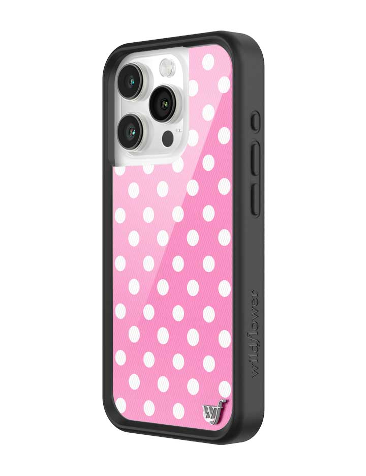 Polka Dot | Pink and White iPhone Case iPhone Case Wildflower Cases