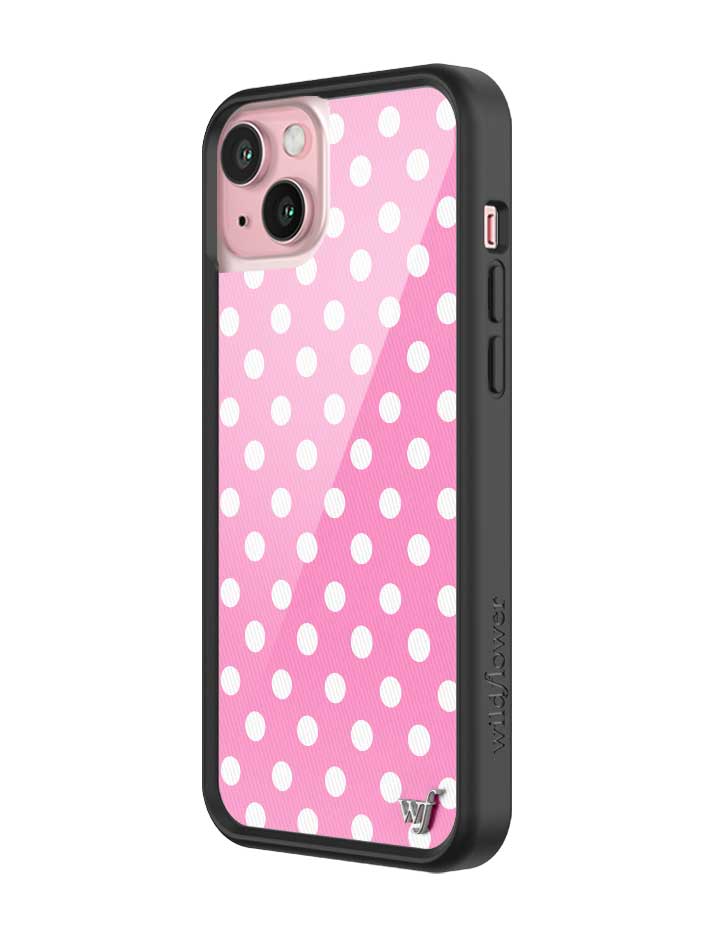 Polka Dot | Pink and White iPhone Case iPhone Case Wildflower Cases