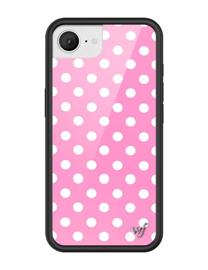 Polka Dot | Pink and White iPhone Case iPhone 16e iPhone Case Wildflower Cases