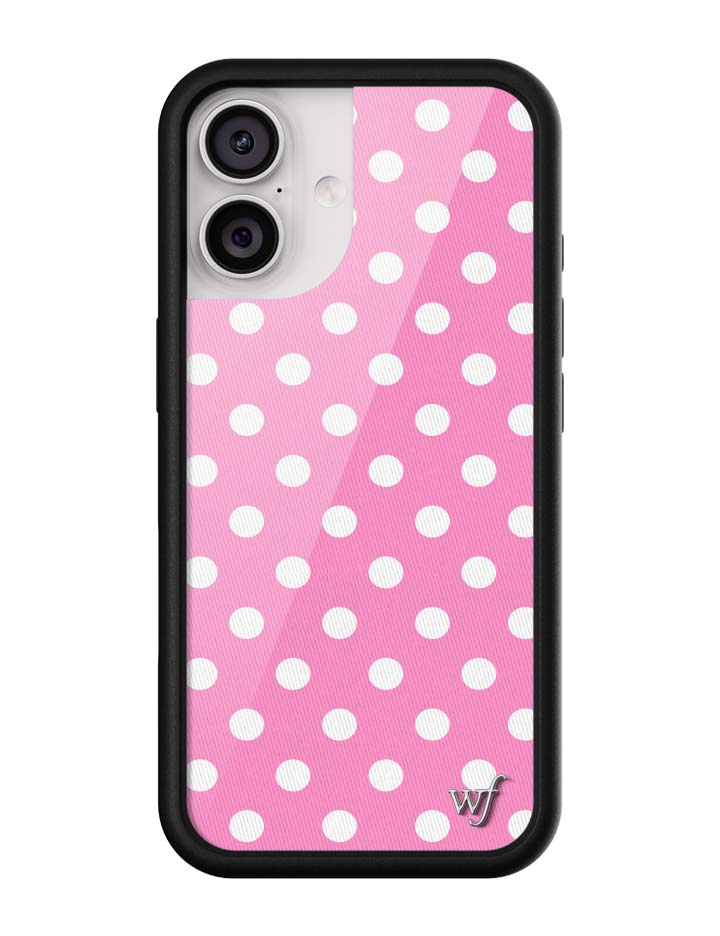 Polka Dot | Pink and White iPhone Case iPhone 17 iPhone Case Wildflower Cases