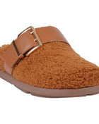 Women's Patsy Brown Flat Flat Sandals GC Shoes