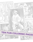 Picasso Colors Coloring Pages (10 Pack)