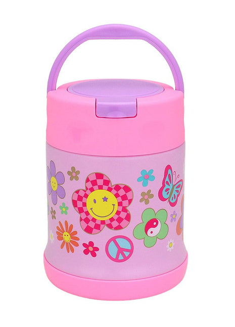 HOT FOCUS - Groovy Flower Insulated Food Jar