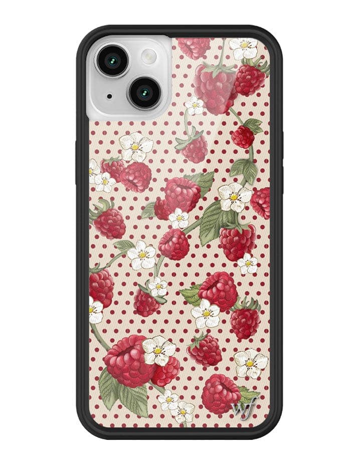 Raspberry Polka Dot iPhone Case iPhone 14 iPhone Case Wildflower Cases