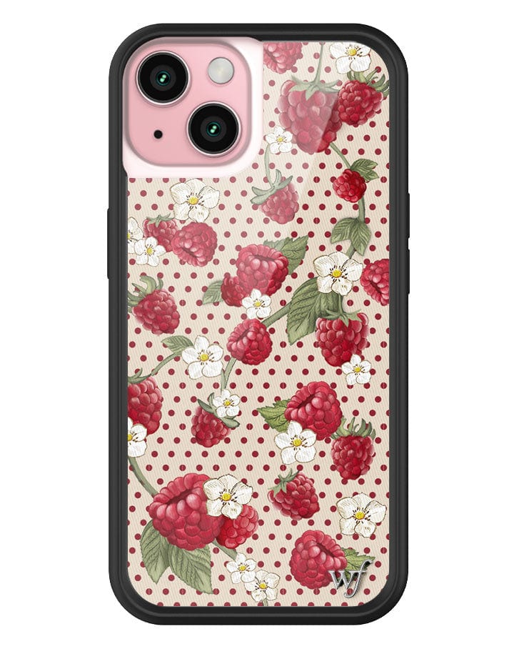 Raspberry Polka Dot iPhone Case iPhone 15 iPhone Case Wildflower Cases