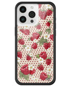 Raspberry Polka Dot iPhone Case iPhone 15 Pro Max iPhone Case Wildflower Cases