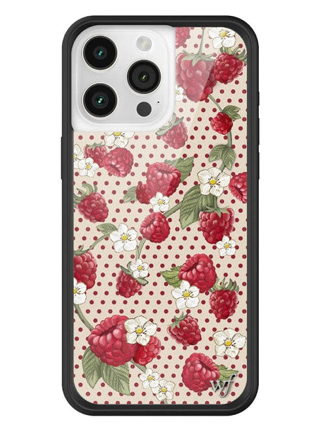 Raspberry Polka Dot iPhone Case iPhone 15 Pro Max iPhone Case Wildflower Cases
