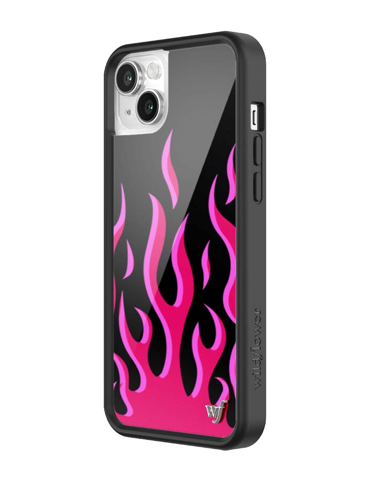 Flames | Black & Red iPhone Case iPhone Case Wildflower Cases