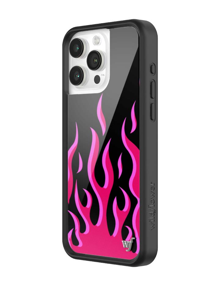Flames | Black & Red iPhone Case iPhone Case Wildflower Cases