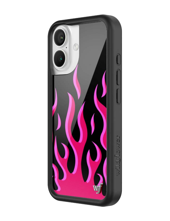 Flames | Black & Red iPhone Case iPhone Case Wildflower Cases