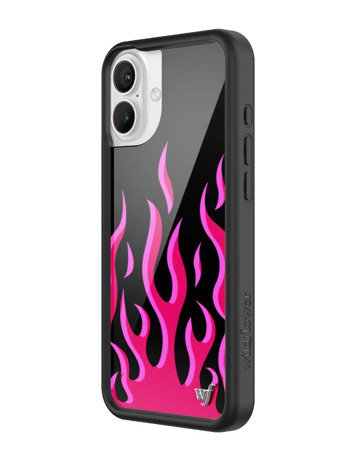 Flames | Black & Red iPhone Case iPhone Case Wildflower Cases