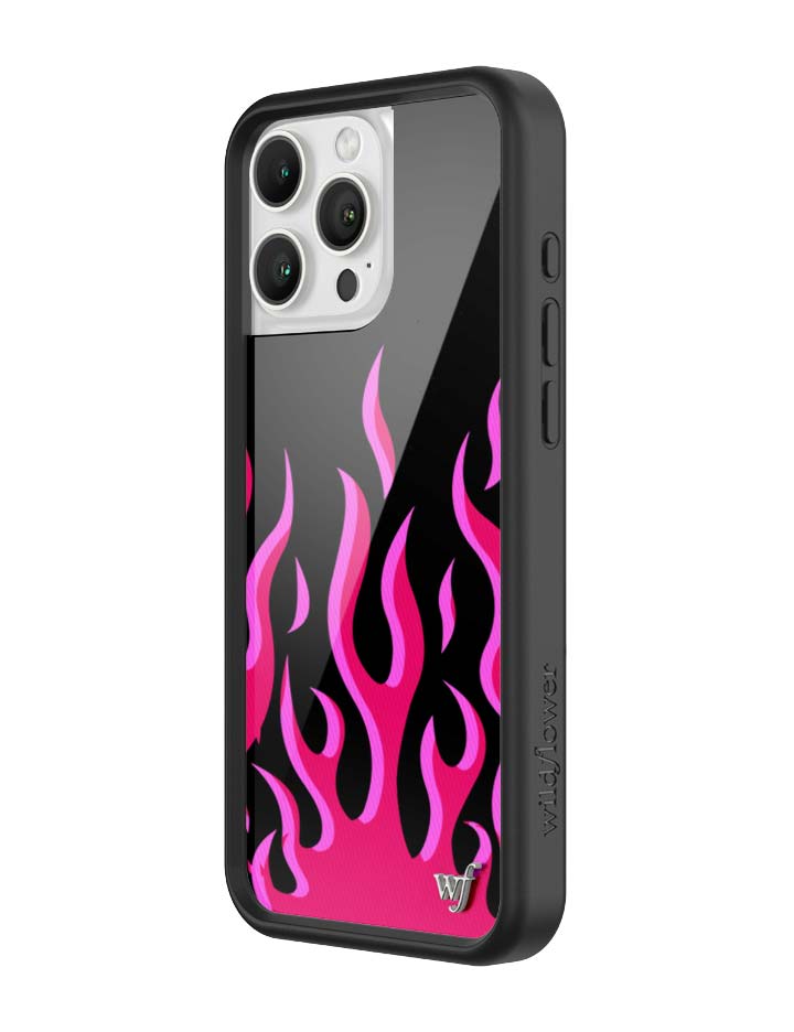 Flames | Black & Red iPhone Case iPhone Case Wildflower Cases