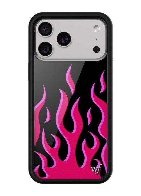 Flames | Black & Red iPhone Case