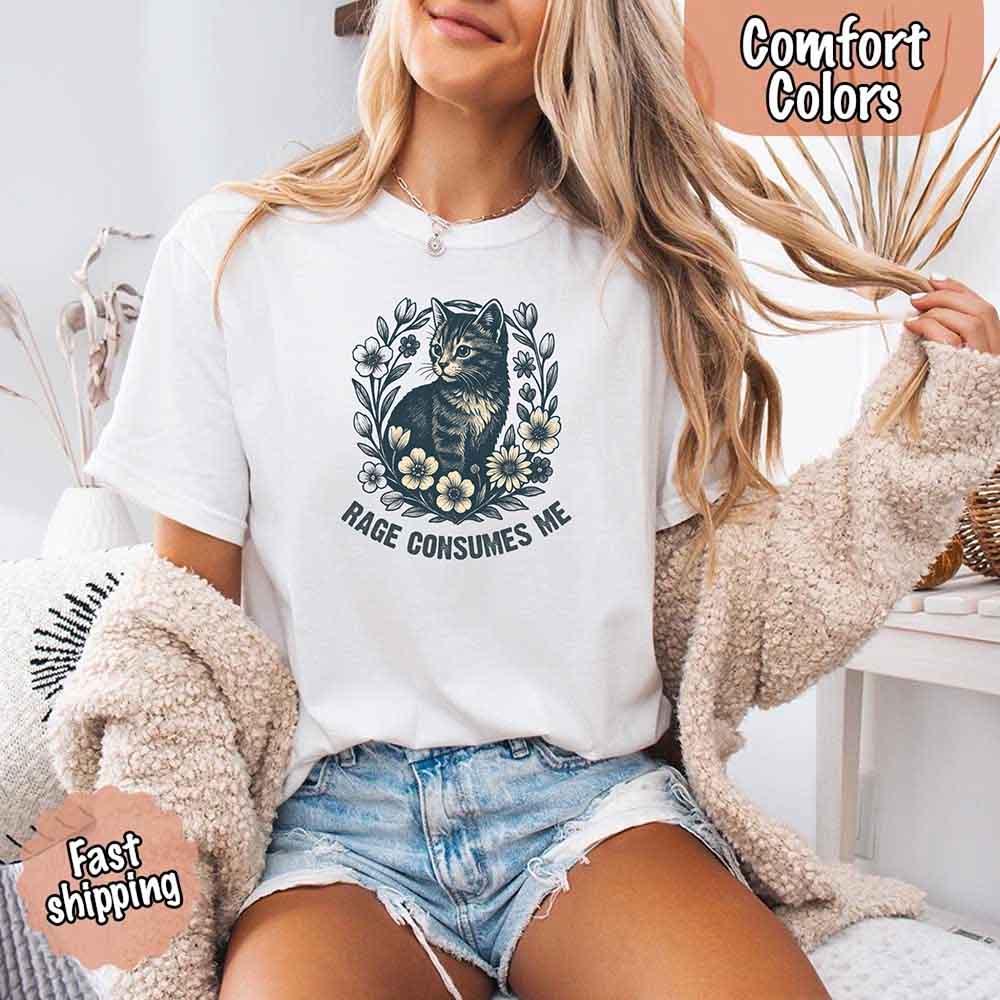Rage Consumes Me, Comfort Colors Oversized Tee