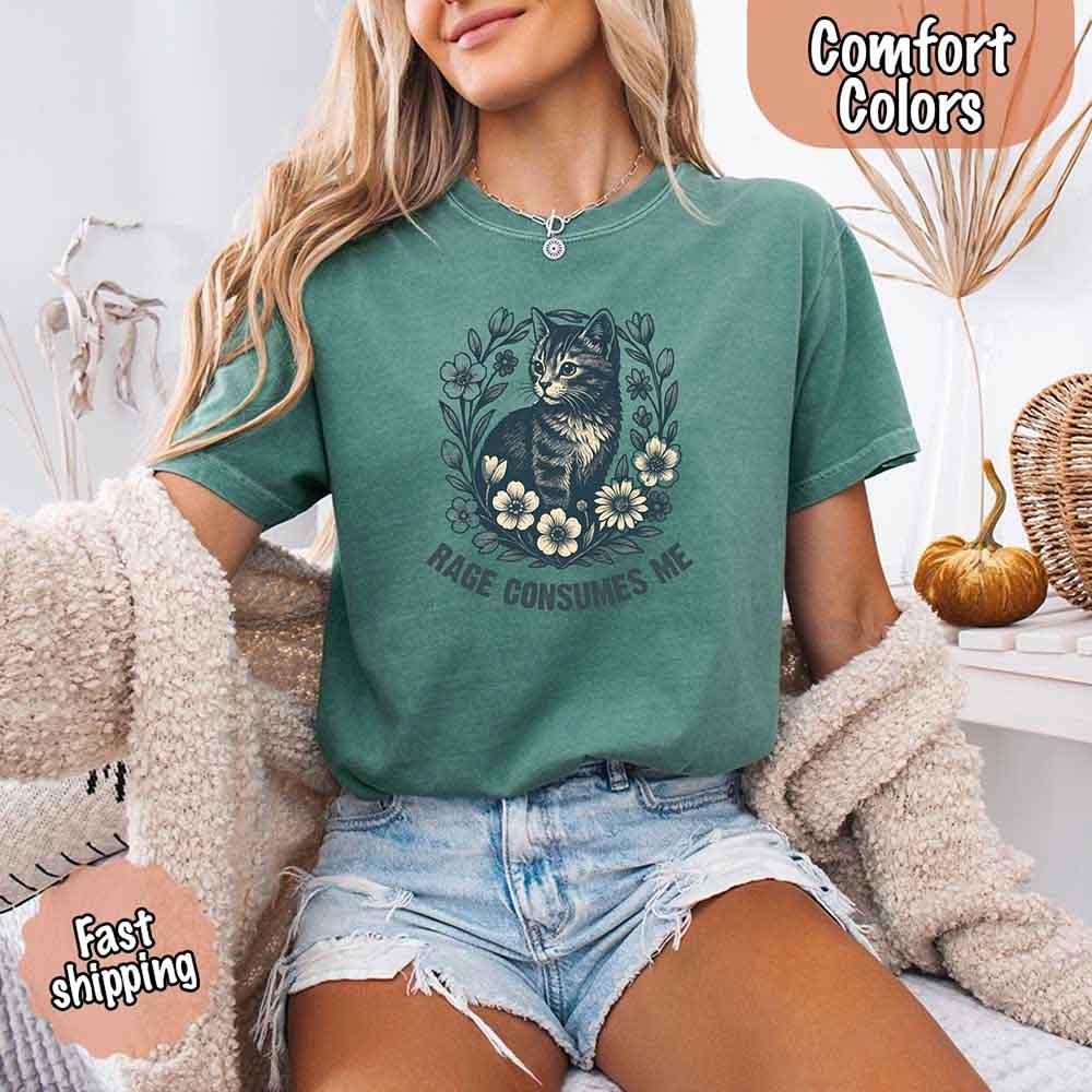 Rage Consumes Me, Comfort Colors Oversized Tee