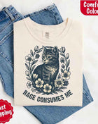 Rage Consumes Me, Comfort Colors Oversized Tee