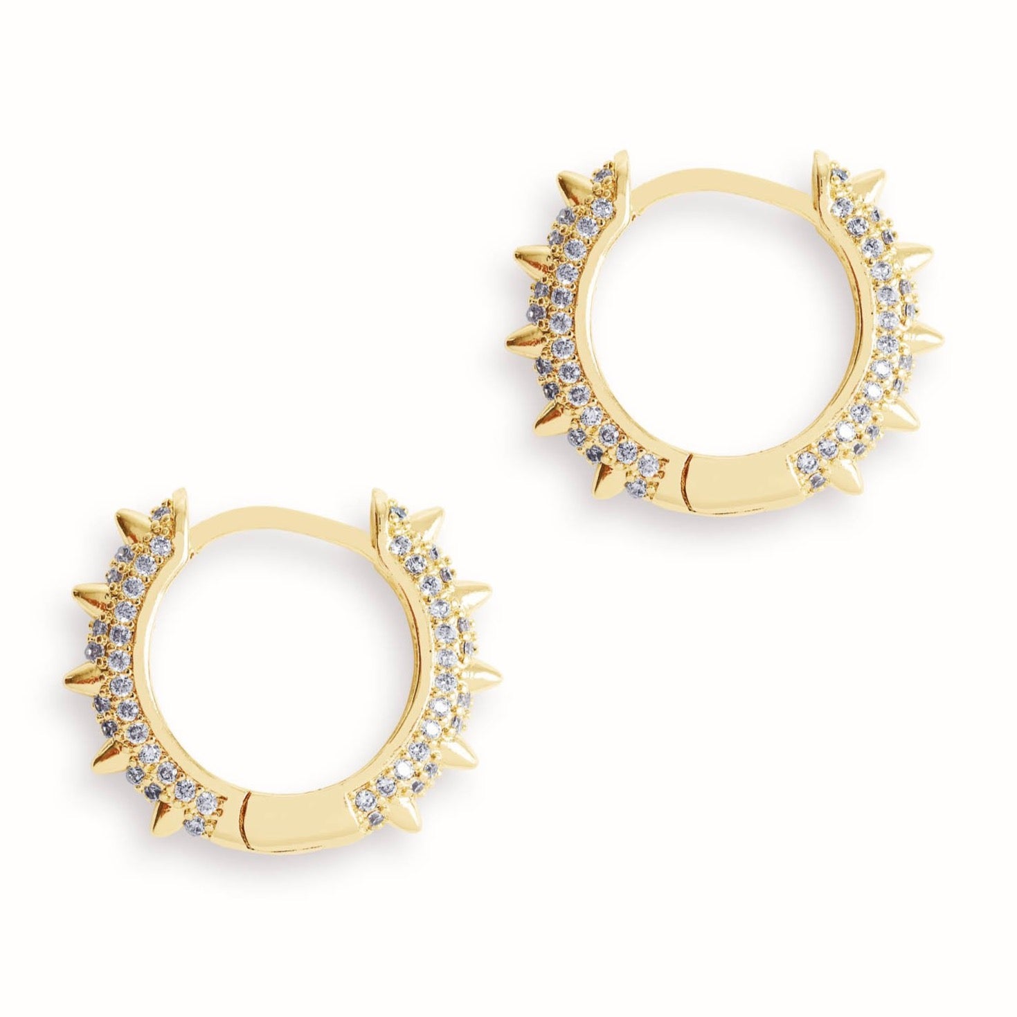 Miss Spike Earring Set Large Spikey Hoop Earrings Views & Co