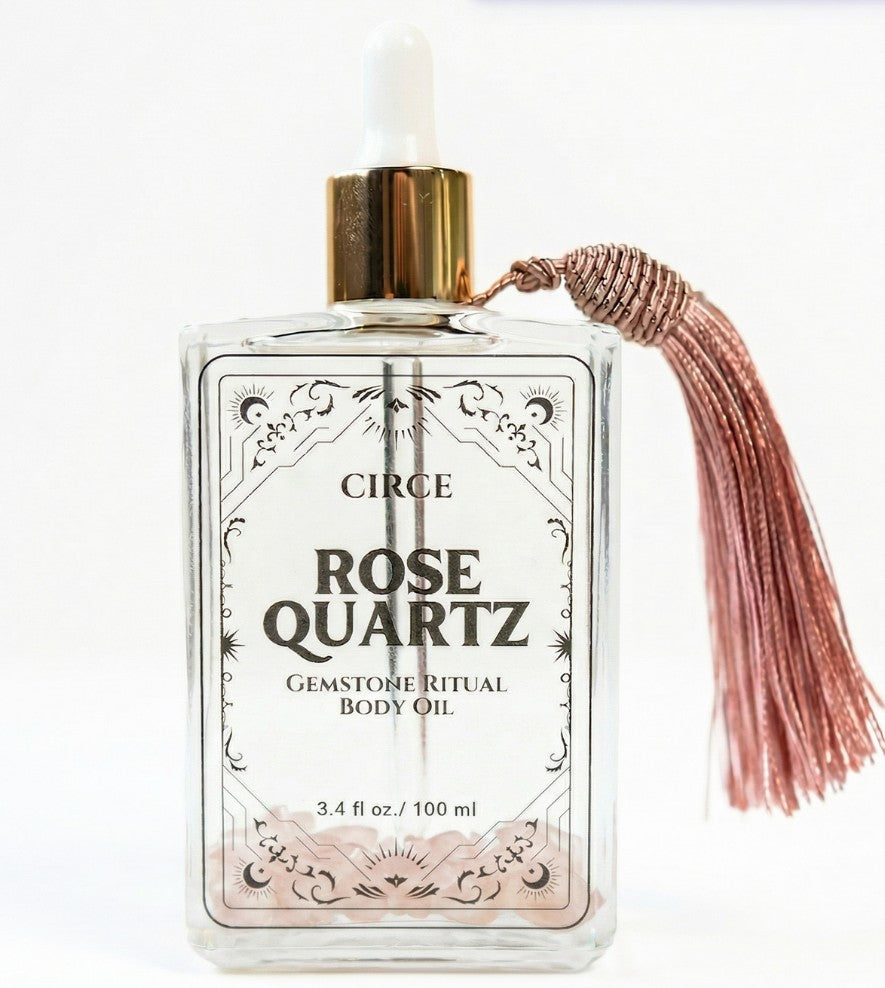 Rose Quartz Body Oil – For Self-Love & Glow | 3.4 oz