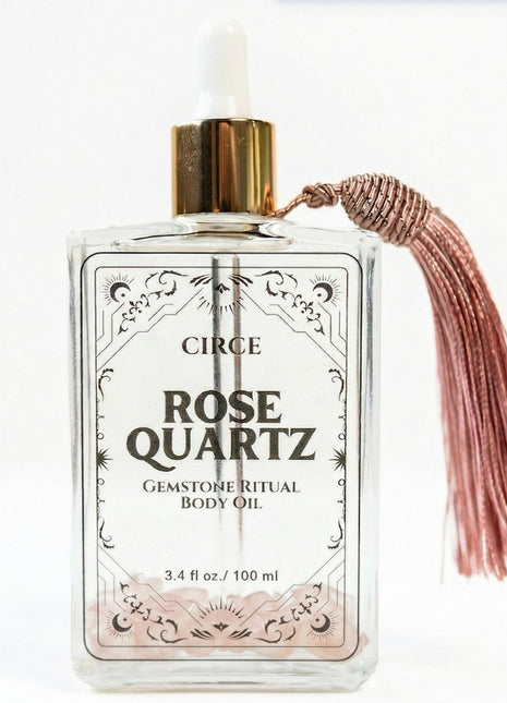 Rose Quartz Body Oil – For Self-Love & Glow | 3.4 oz