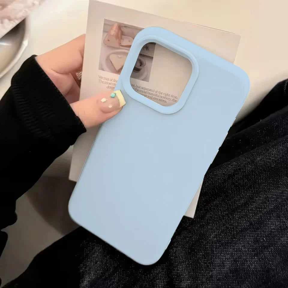 Silicone Solid Color Simple Case For iPhones Phonecase PhoneShells