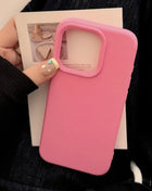 Silicone Solid Color Simple Case For iPhones Style 1 Phonecase PhoneShells