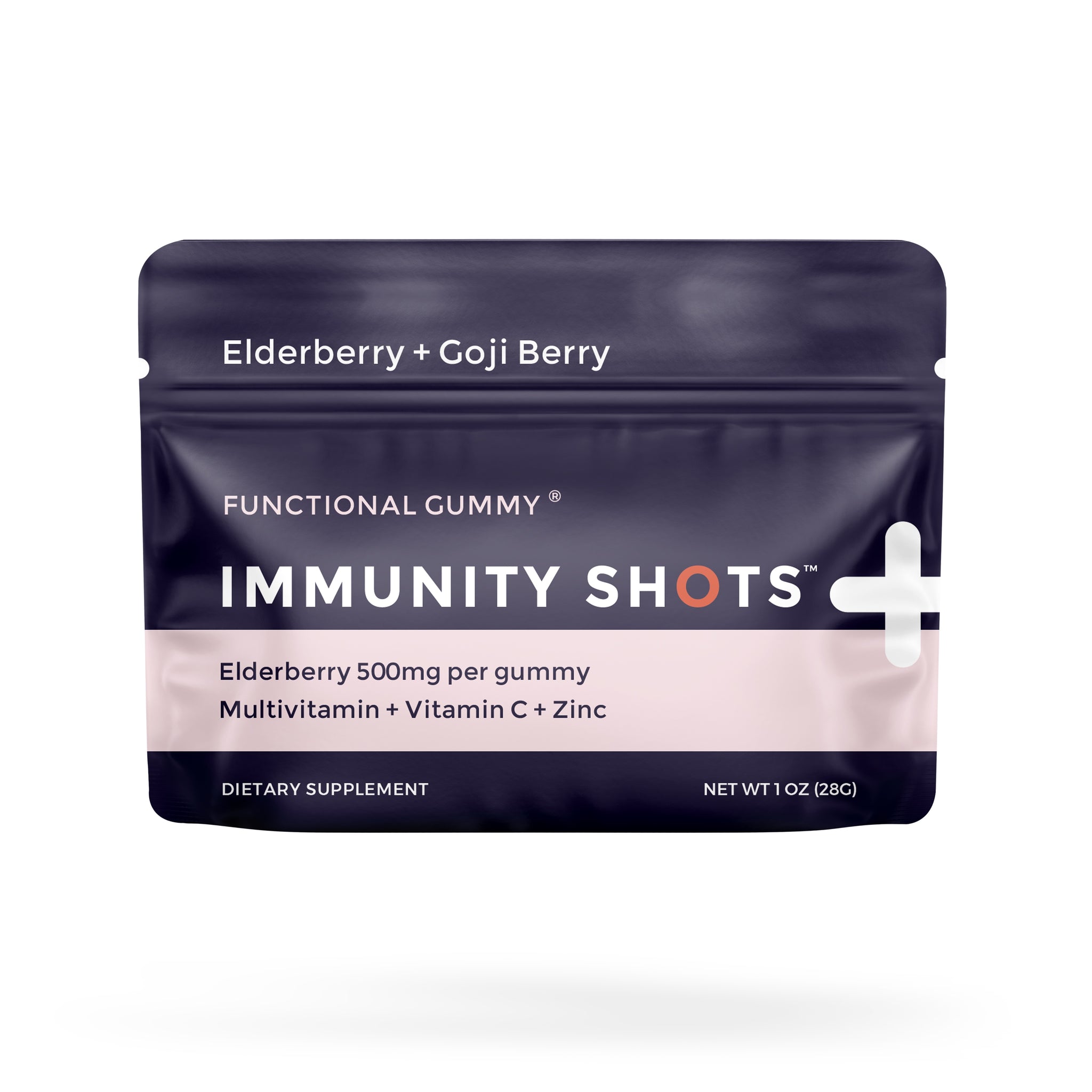 Immunity Shots - Elder Berry + Goji Berry Gummy Vitamins | 12-Pack Beauty & Health - Health Care - Health Food Seattle Gummy Company