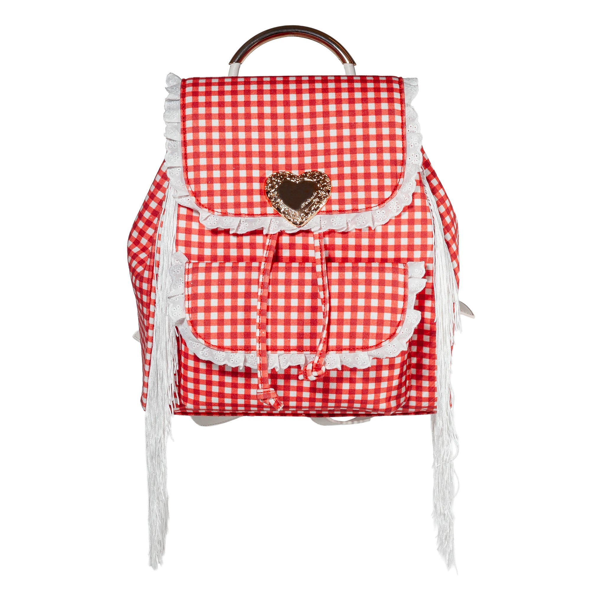 Seaside Sweetheart Fringe Backpack Pink Multi