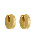 Plain Glam Fiz Huggie Earrings Gold Earrings Views & Co