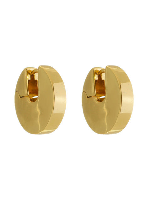 Plain Glam Fiz Huggie Earrings Gold Earrings Views & Co