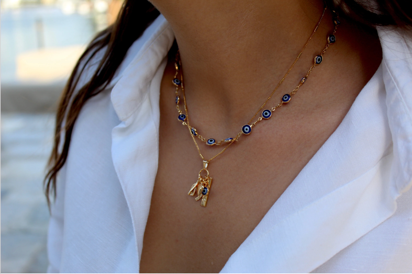 Protection Sapphire Necklaces Necklace Views & Co