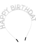Happy Birthday Crystal Rhinestone Headband