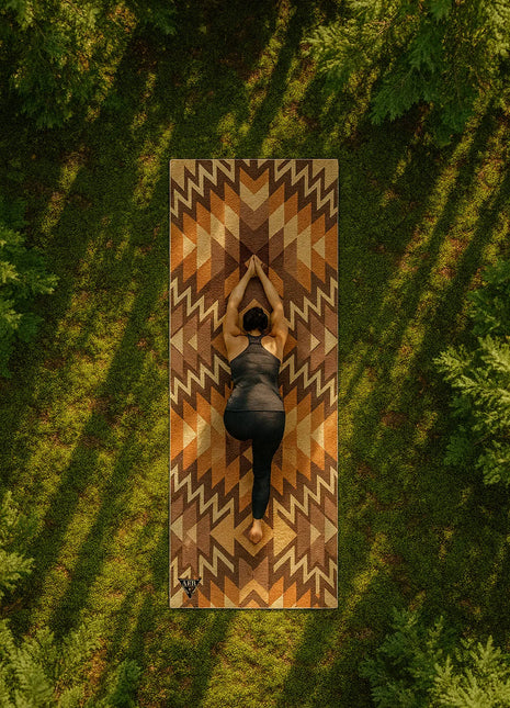 Red Rocks Sunrise Yoga Mat – 6 Mm Extra Thick, Double-Sided Non-Slip