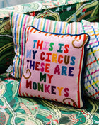 My Circus Needlepoint Pillow Needlepoint Furbish Studio